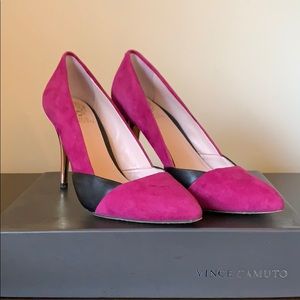 Vince camuto leather pumps